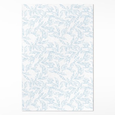 Dywan winylowy Szkic eleganckich liści vintage