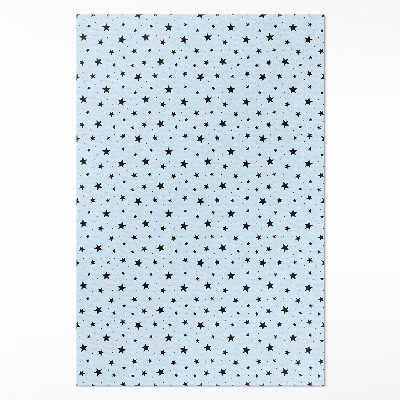 Dywan winylowy Czarne drobne gwiazdki kosmos