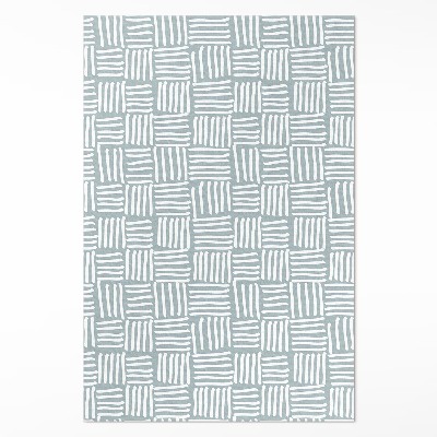 Dywan winylowy Boho plecionka wzór minimalistyczny