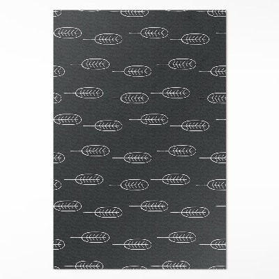 Dywan winylowy Minimalistyczne liście boho