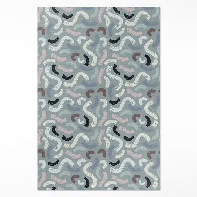 Dywan winylowy Abstrakcyjne retro linie