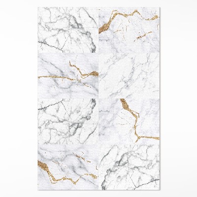 Dywan winylowy Elegancki marmur stylowe kamienne płyty