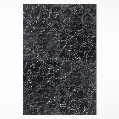 Dywan winylowy Ciemny marmur kamienne kafle