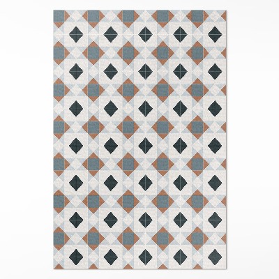 Dywan winylowy Geometryczna mozaika piękne płytki