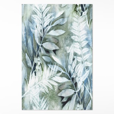 Dywan winylowy Akwarelowe liście delikatne gałązki