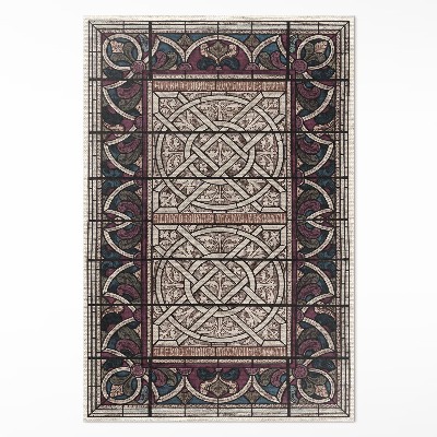 Dywan winylowy Sir Digby Wyatt gotycki ornament