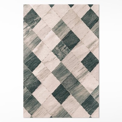 Dywan winylowy Kamienna mozaika kwadratowe płytki marmur