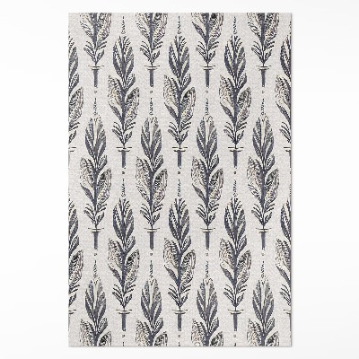 Dywan winylowy Indiańskie pióra w stylu boho