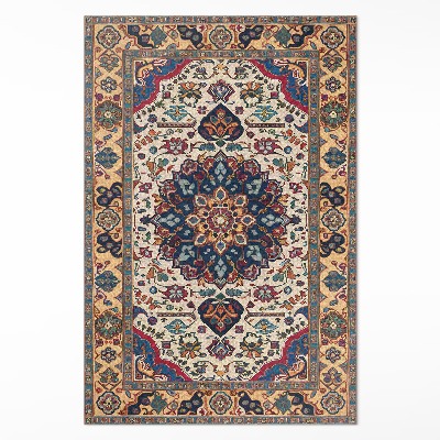 Dywan winylowy ornament w stylu perskim