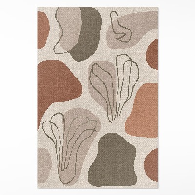 Dywan winylowy Nieregularne abstrakcyjne plamy boho