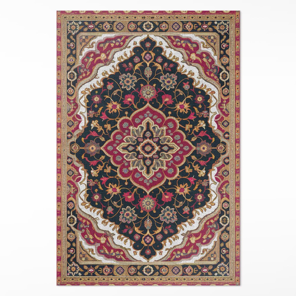 Dywan winylowy Roślinne ornament w perskim stylu