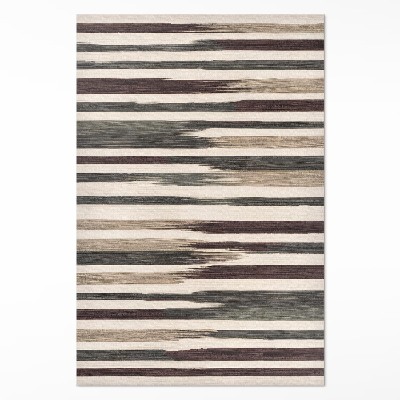 Dywan winylowy Malowane paski boho w pastelowych kolorach