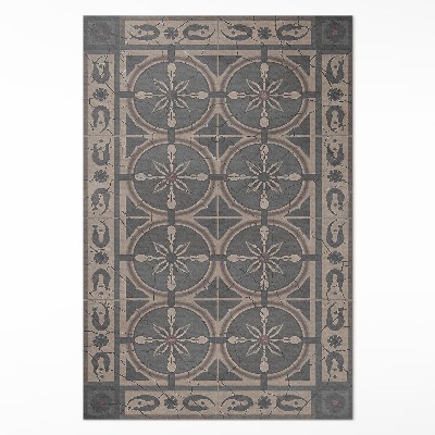 Dywan winylowy Rustykalne geometryczne ornament