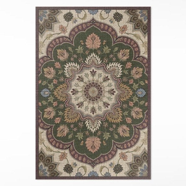 Dywan winylowy Kwiaty w stylu art nouveau