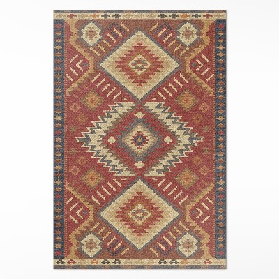 Dywan winylowy Harmonia azteckich figur geometrycznych