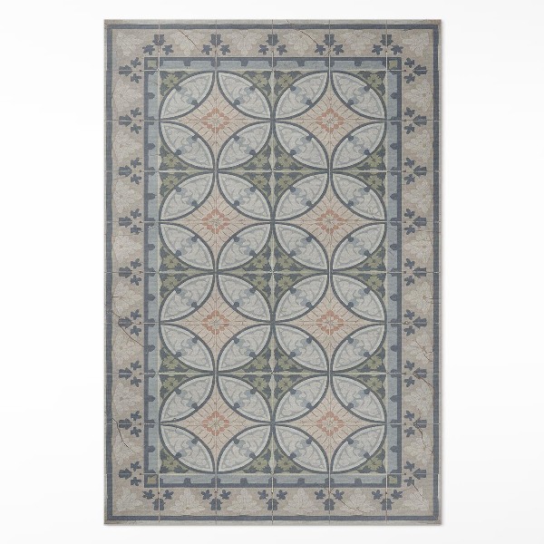 Dywan winylowy Mozaika z kafli ceramicznych vintage