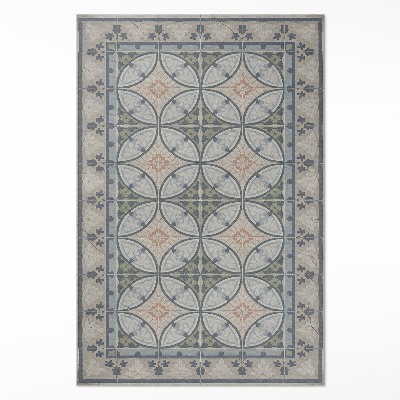 Dywan winylowy Mozaika z kafli ceramicznych vintage