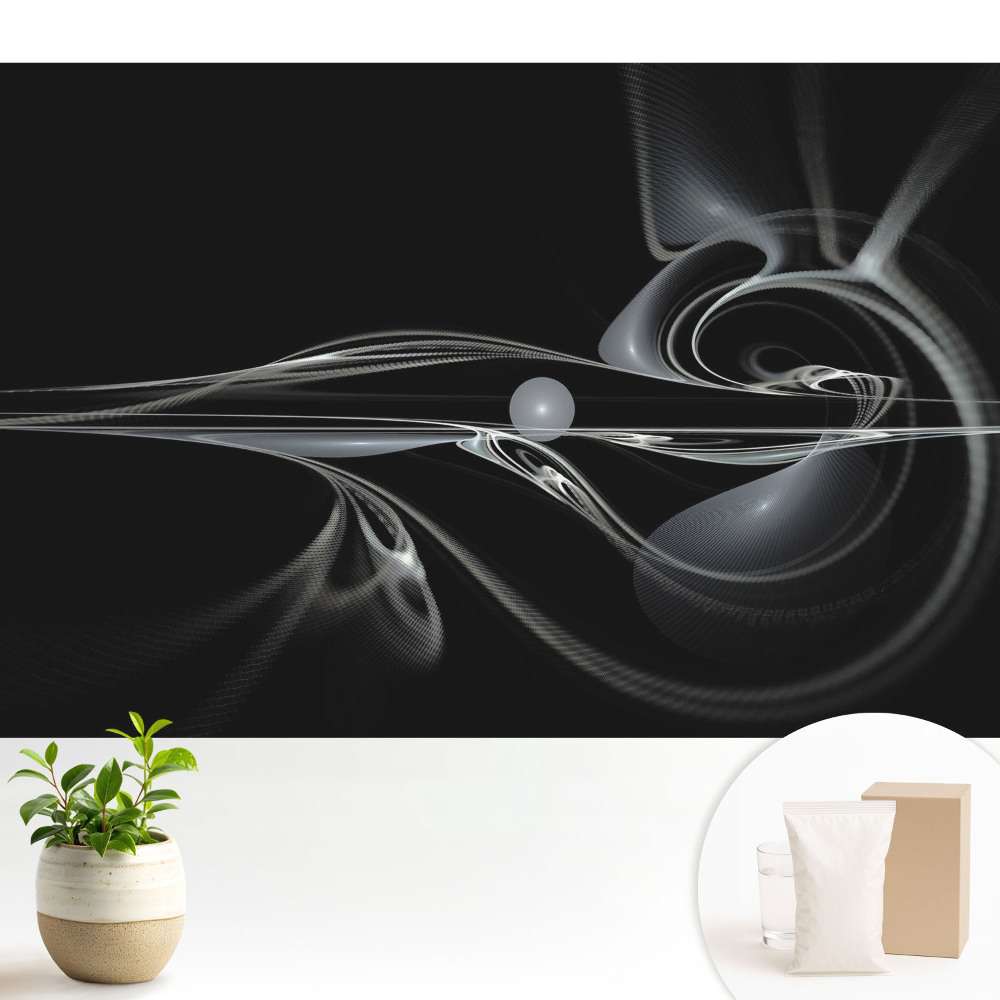 Fototapeta na wymiar do sypialni Nowoczesna abstrakcja przepływające linie