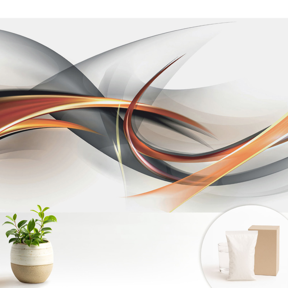 Fototapeta flizelinowa do salonu Energetyczna abstrakcja nowoczesnych kształtów