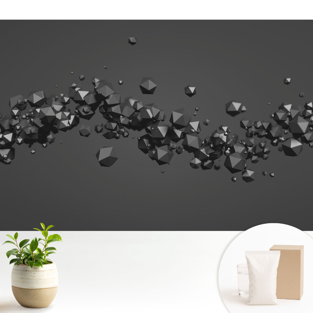 Fototapeta do salonu Nowoczesne geometryczne wielościany