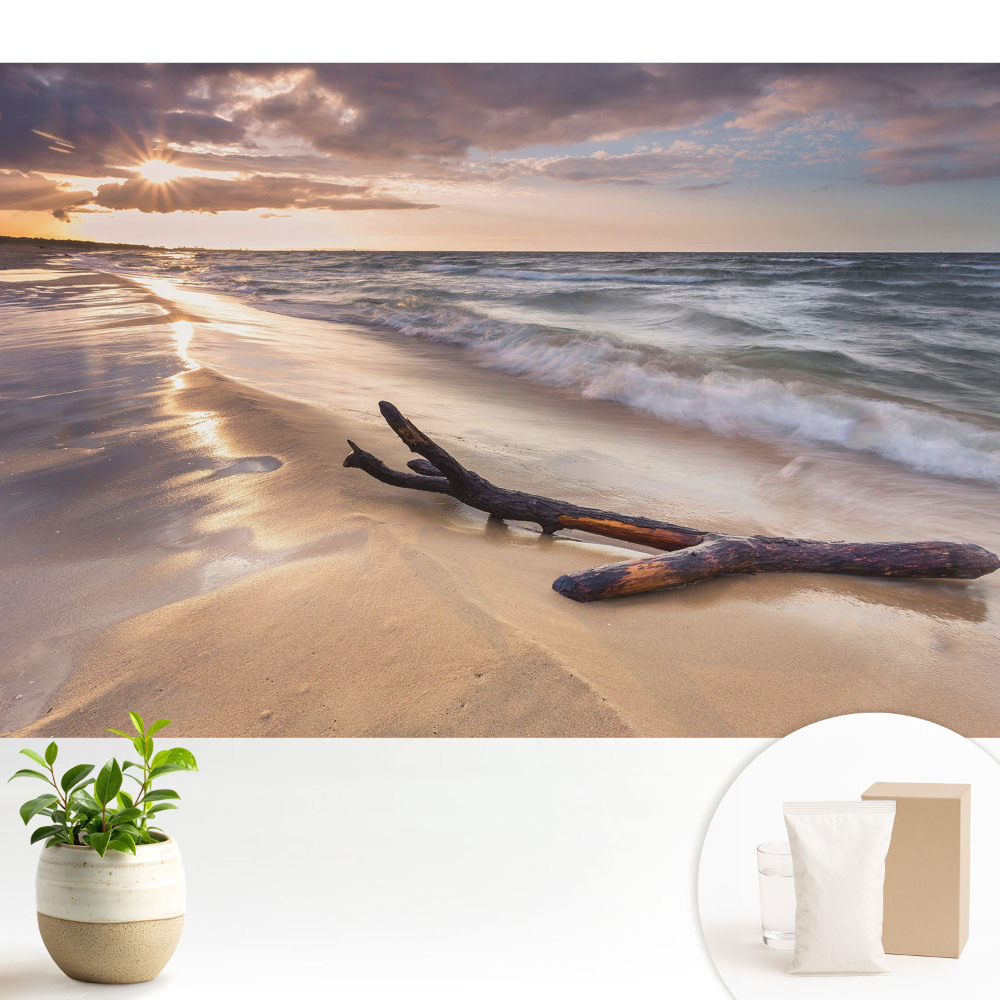 Fototapeta do salonu Zachód słońca nad morzem