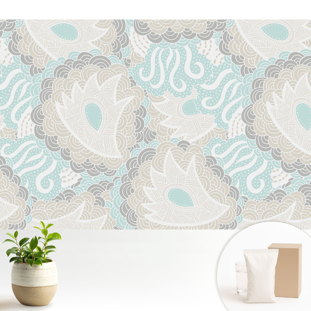 Nowoczesna fototapeta na wymiar Subtelne abstrakcyjne fale i zawirowania