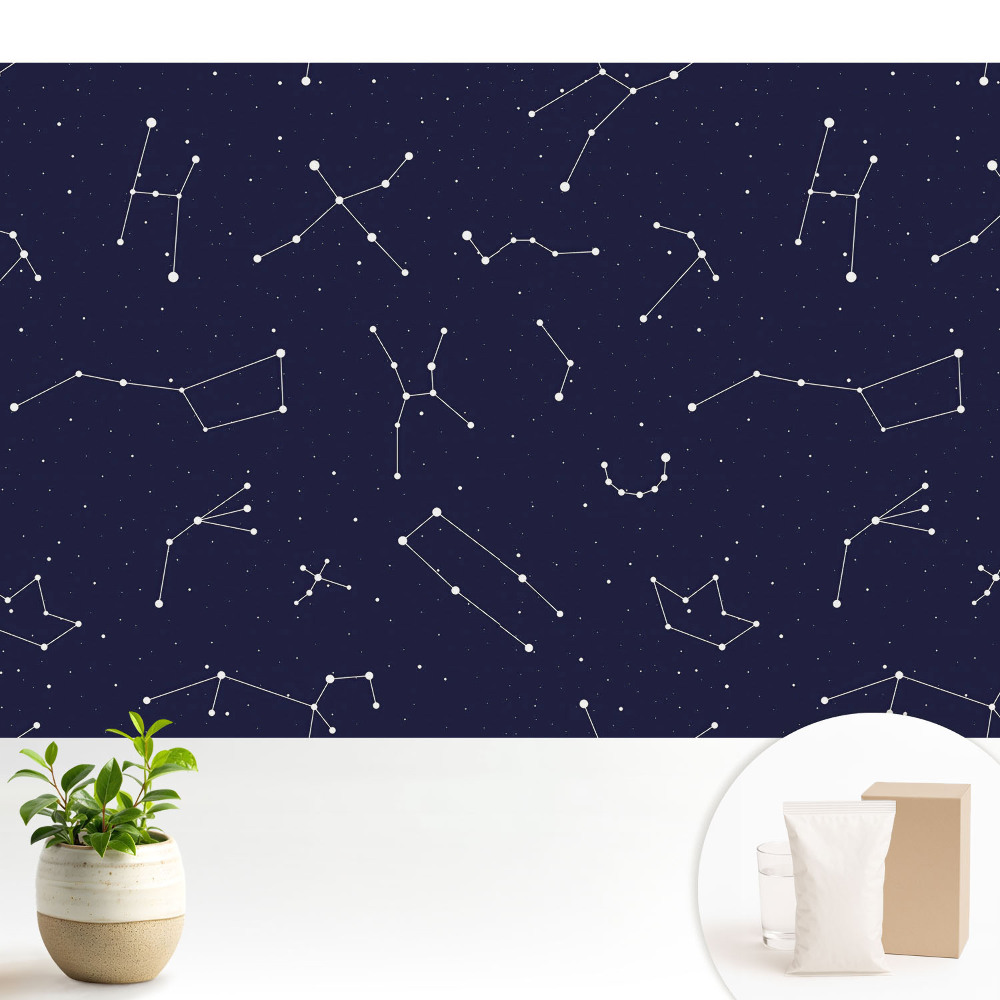 Fototapeta z nadrukiem na flizelinie Kosmos nocny wzór