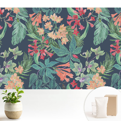 Nowoczesna fototapeta na wymiar Egzotyczna flora eleganckie barwy