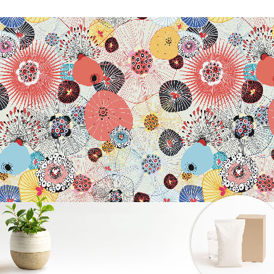 Fototapeta na wymiar do sypialni Kwiatowy wzór energia kolorów