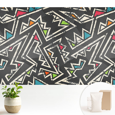 Fototapeta do salonu Zygzakowate wzory pełne kolorów