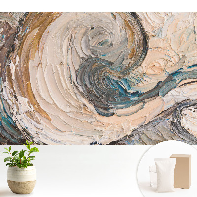 Nowoczesna fototapeta na wymiar Abstrakcyjna mozaika kolorów i wirów