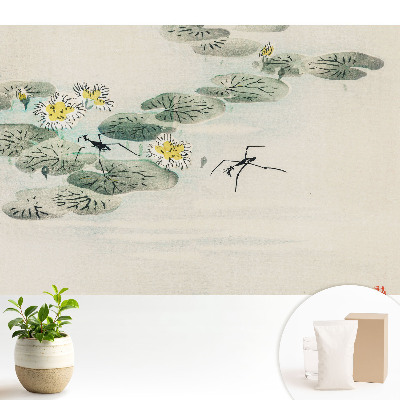 Tapeta fotograficzna flizelinowa Lilie wodne na tle wody