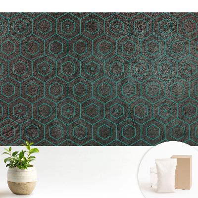 Nowoczesna fototapeta na wymiar Sześciokątne wzory nowoczesny styl