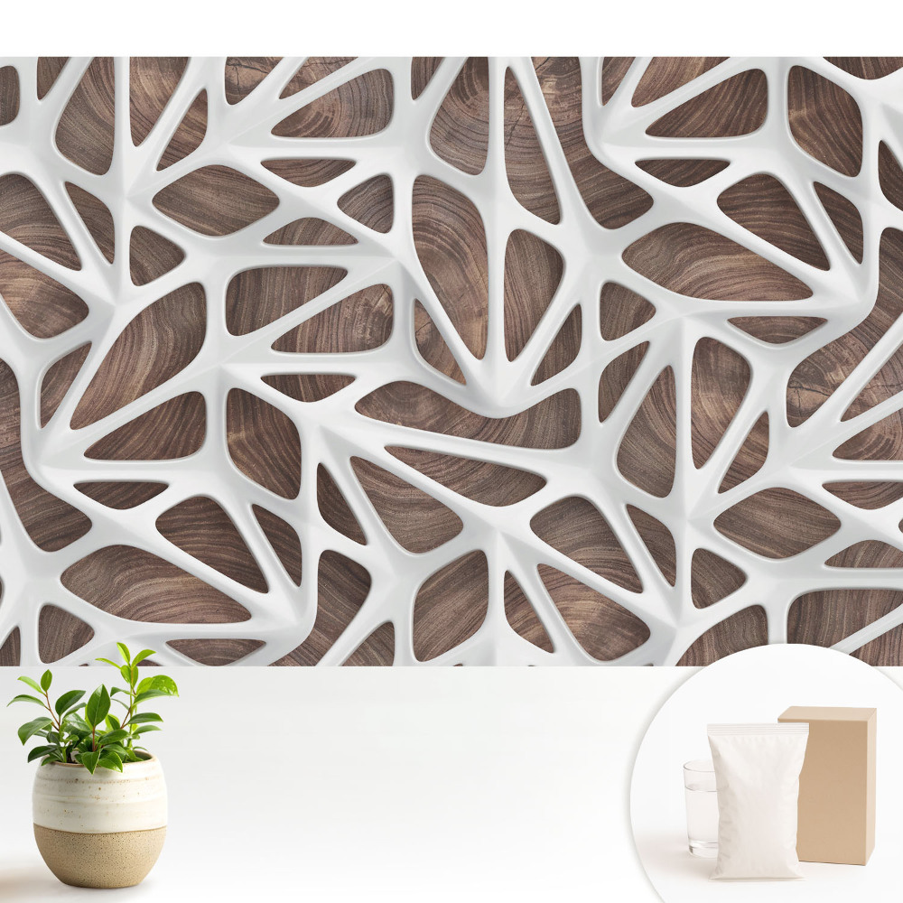 Fototapeta z nadrukiem na flizelinie Nowoczesny wzór o organicznych kształtach