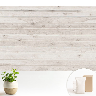 Nowoczesna fototapeta na wymiar Jasne deski drewniane w poziomym układzie