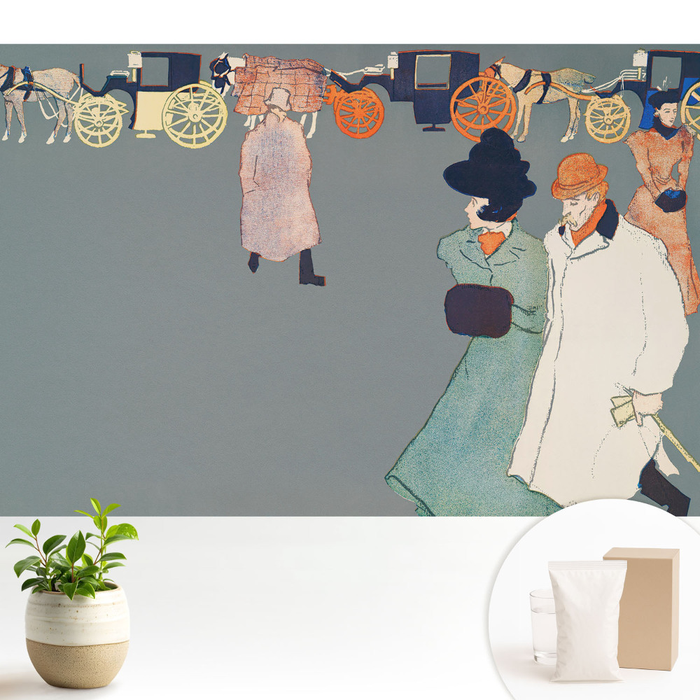 Fototapeta z nadrukiem na flizelinie Styl retro ilustracyjny nostalgia