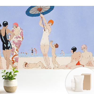 Fototapeta z nadrukiem na flizelinie Retro plażowy relaks