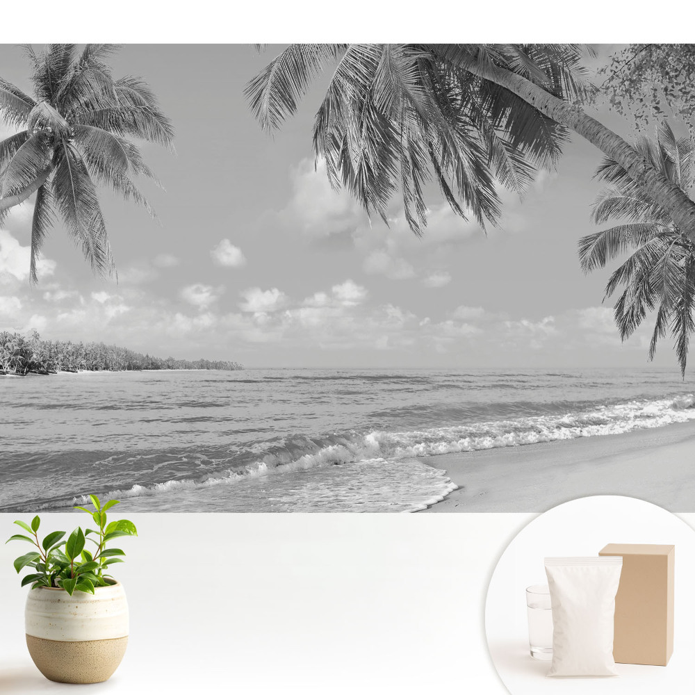 Fototapeta Egzotyczna plaża z palmami