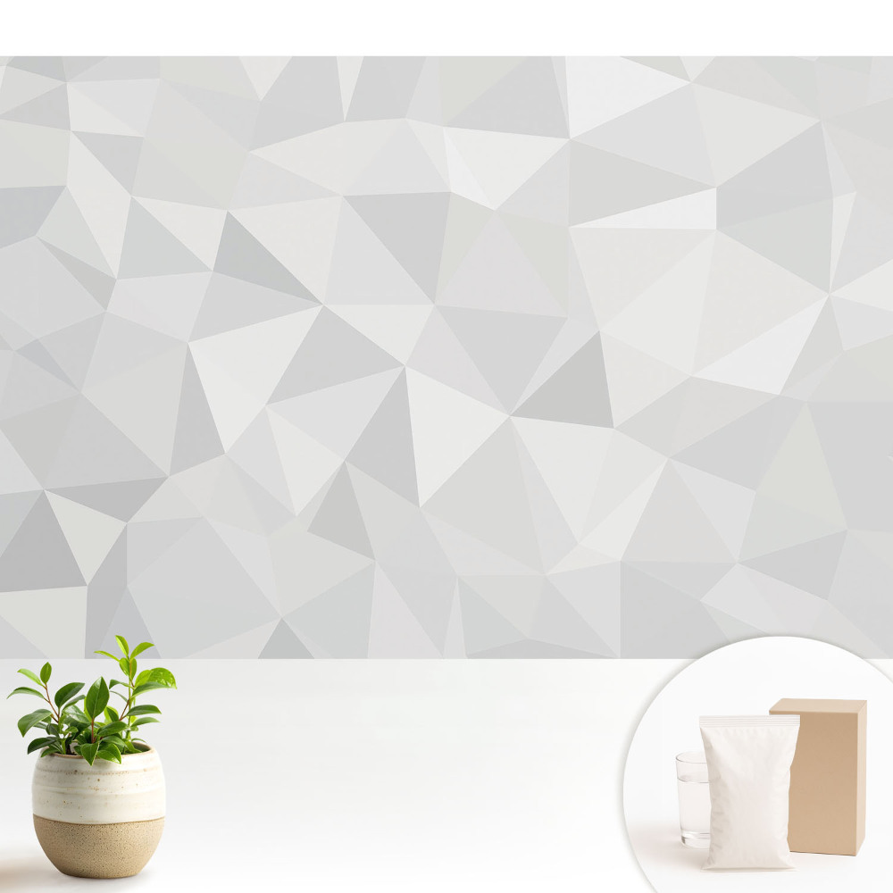 Fototapeta do salonu Geometryczne szarości harmonia minimalizmu