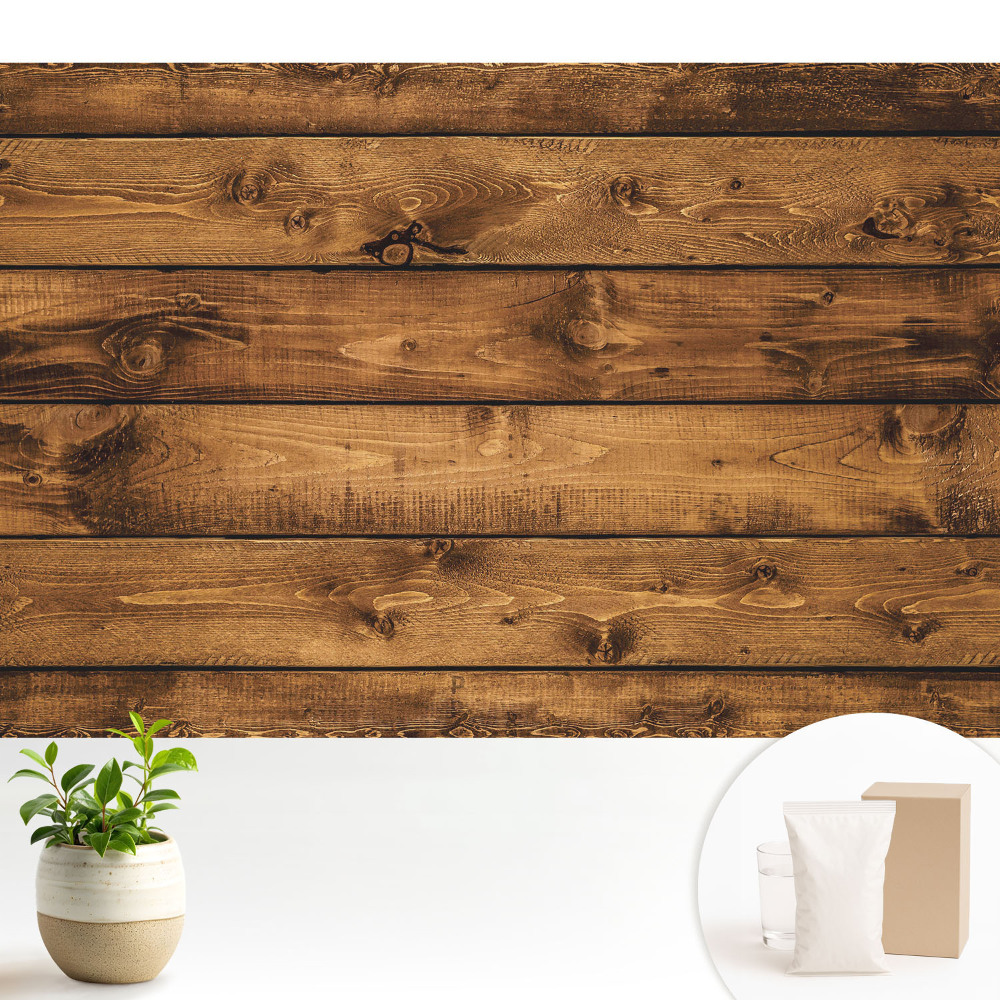 Tapeta fotograficzna flizelinowa Rustykalne deski drewna w harmonii