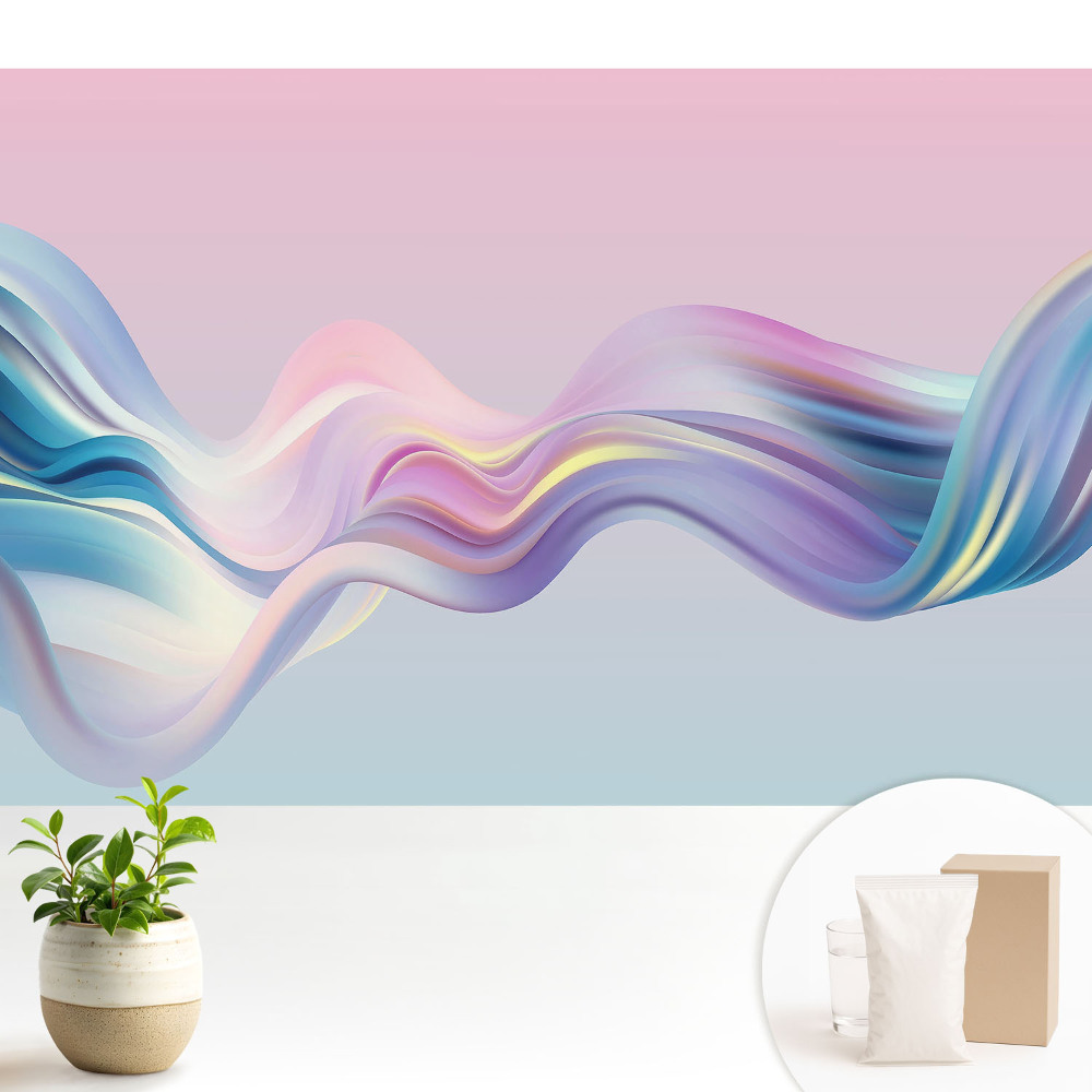 Fototapeta Pastelowa abstrakcja fal