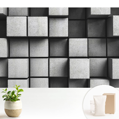 Tapeta fotograficzna flizelinowa Trójwymiarowe sześciany przestrzeń