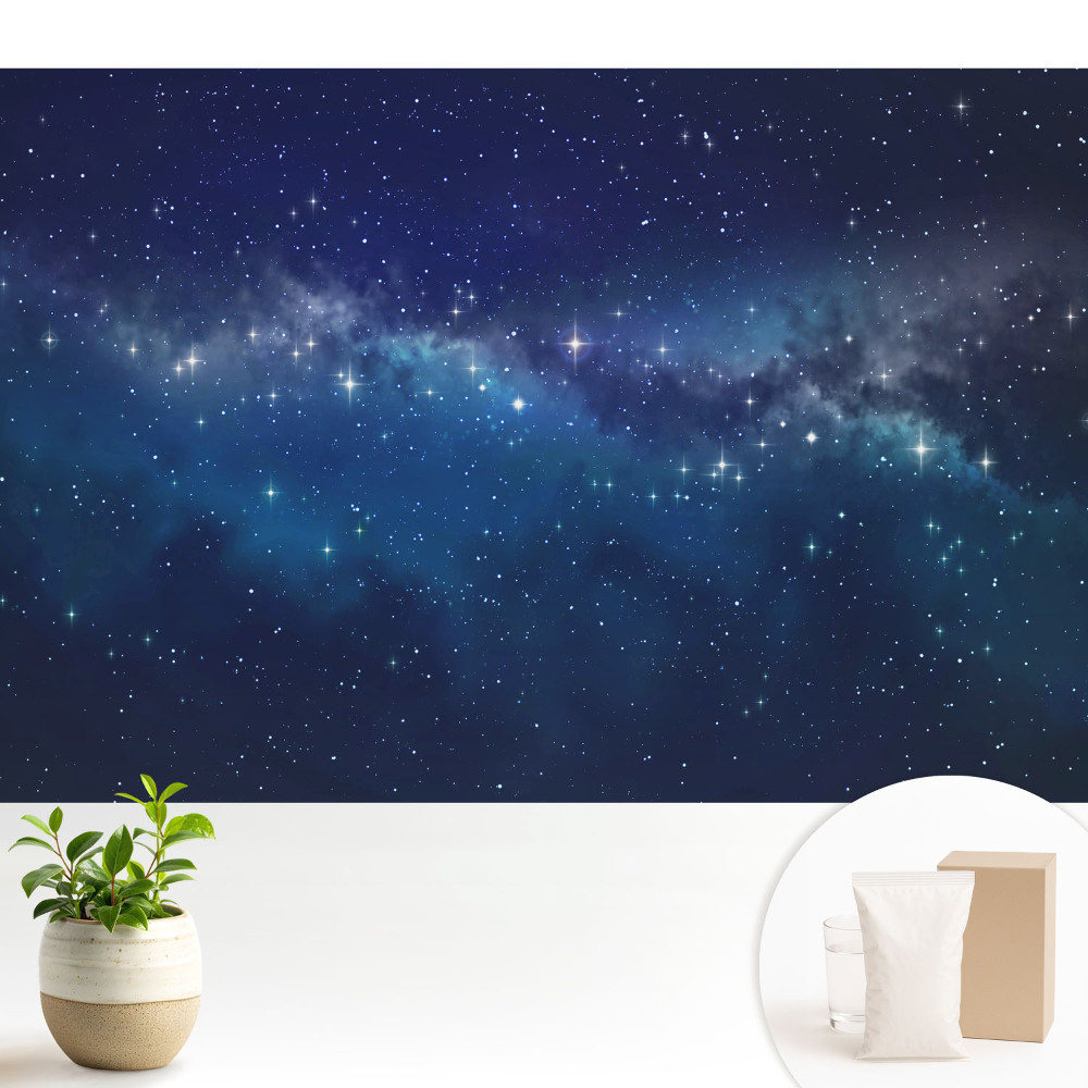 Fototapeta z nadrukiem na flizelinie Kosmiczny pejzaż nocny