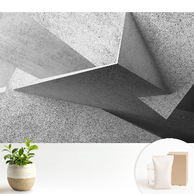 Tapeta fotograficzna flizelinowa z motywem surowych form przestrzennych w stylu minimalistycznym