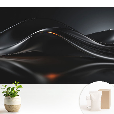 Nowoczesna fototapeta na wymiar Elegancka linia metaliczna fala