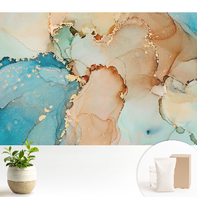 Fototapeta flizelinowa do salonu Abstrakcyjne kolory harmonijna kompozycja