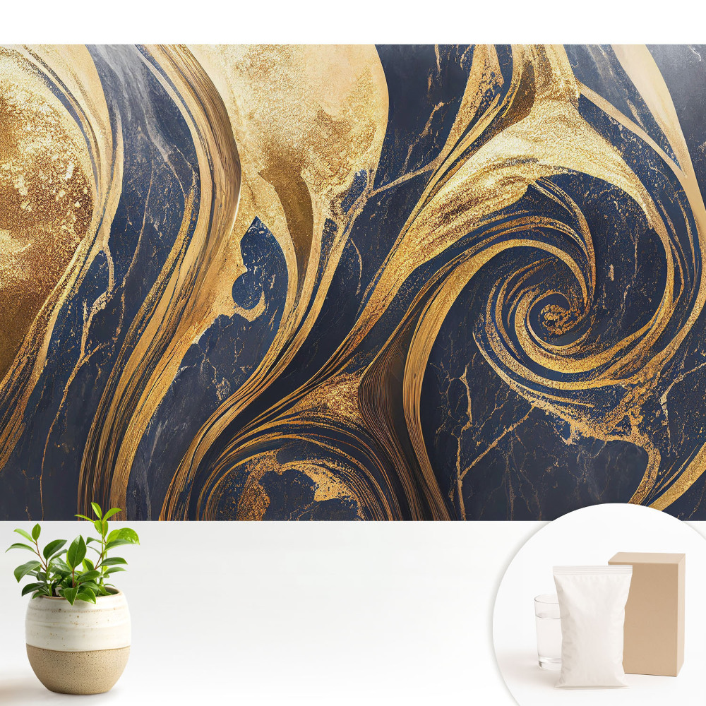 Nowoczesna fototapeta na wymiar Eleganckie abstrakcyjne wiry i linie