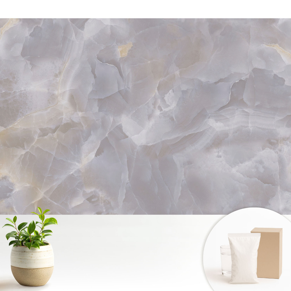 Fototapeta z nadrukiem na flizelinie Subtelna marmurkowa elegancja wnętrz