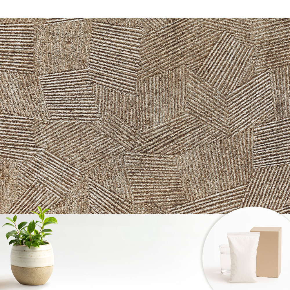 Fototapeta do salonu Geometryczny wzór linie harmonia