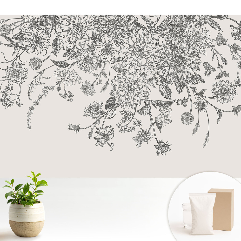 Fototapeta na wymiar do sypialni Kwiaty elegancja harmonia natury